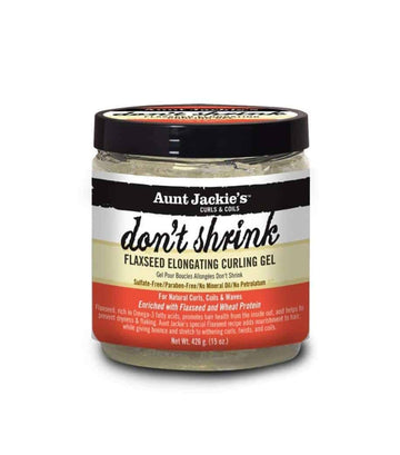GEL DON'T SHRINK FLAXSEED ELONGATING CURLING GEL AUNT JACKIE'S CURLS & COILS FLAXSEED RECIPES 426g